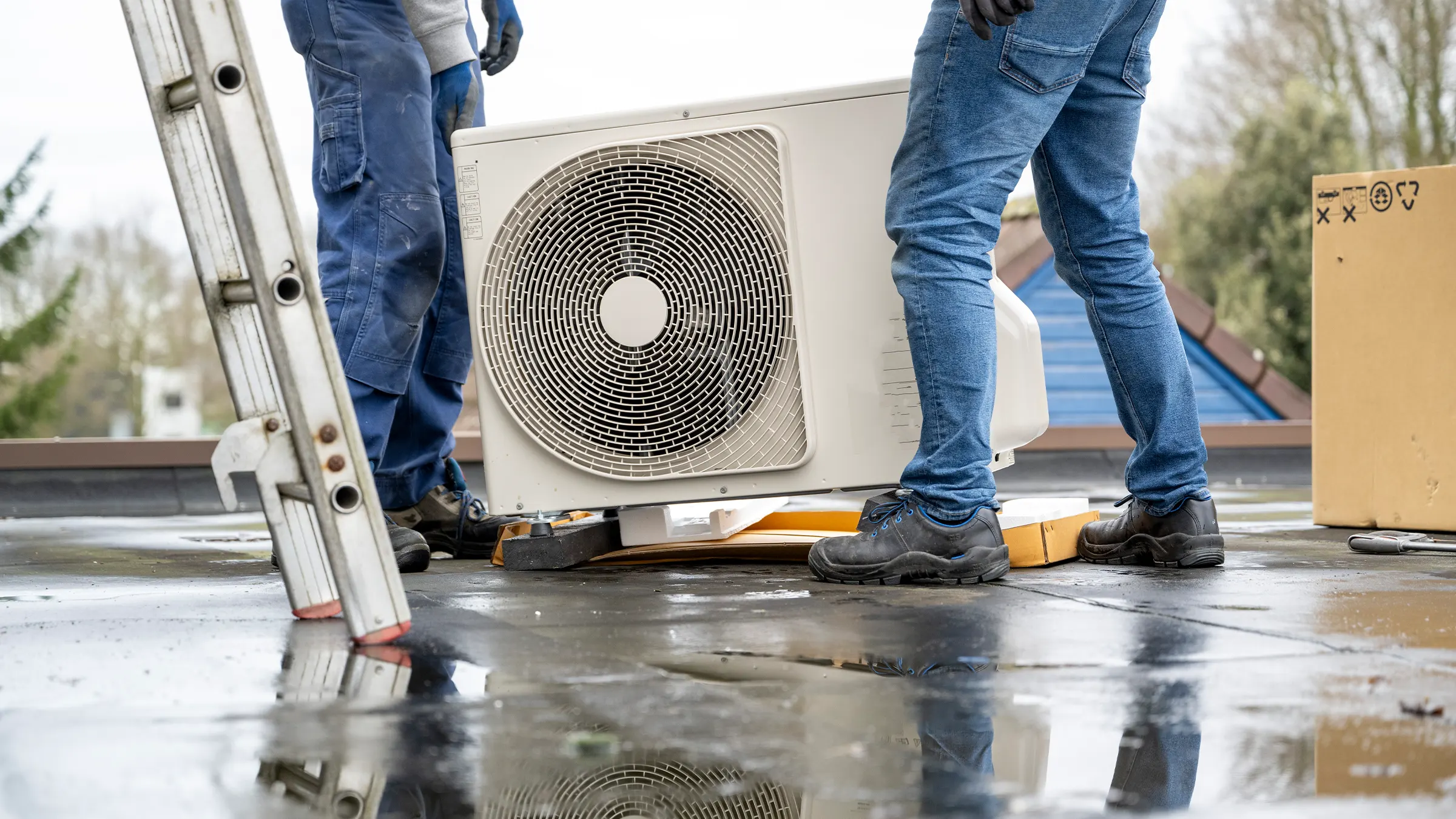 Wärmepumpe und Hydraulik im bestehenden Heizungsraum